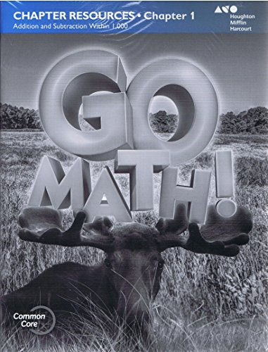 GO Math! Chapter Resource Blackline Master Collection Grade 3
