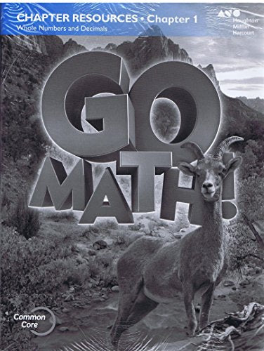 GO Math! Chapter Resource Blackline Master Collection Grade 6