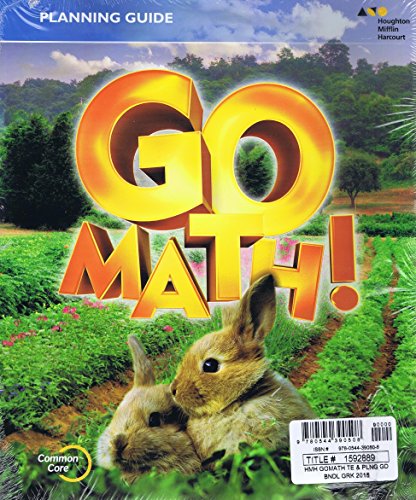 2015 Go Math! Teacher Edition and Planning Guide Bundle Grade K