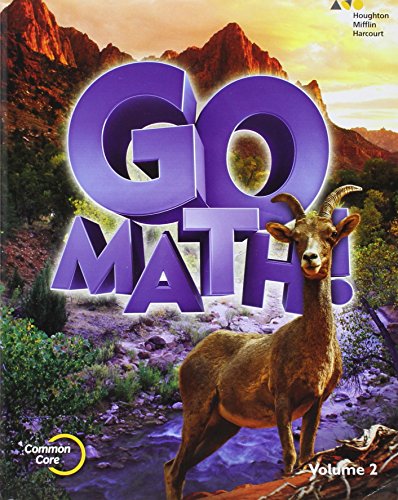2015 Go Math! Student Edition Volume 2 Grade 6