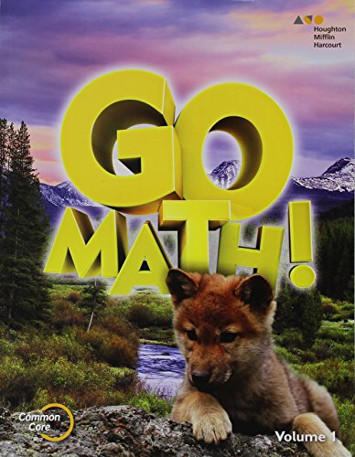 2015 Go Math! Student Edition Set Grade 1