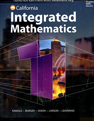 With Solutions (Hmh Integrated Math, 1) [Hardcover] Hmh