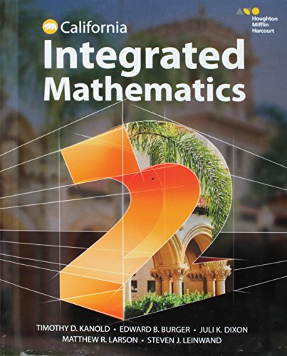 HMH Integrated Math 2 California Student Edition