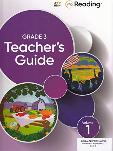 2020 Into Reading Teacher's Guide Volume 1 V1 Grade 3