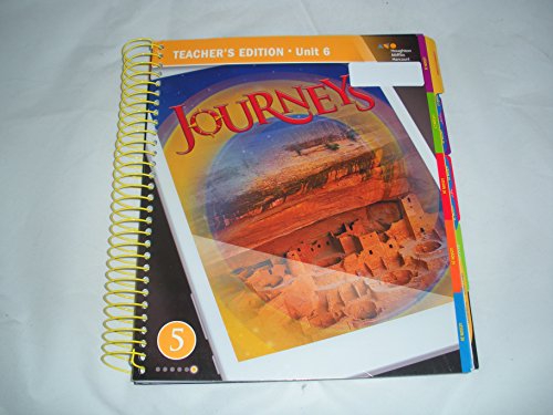 2017 Journeys Teacher Edition Volume 6 Grade 5