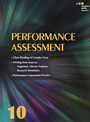Collections Performance Assessment Student Edition Grade 10