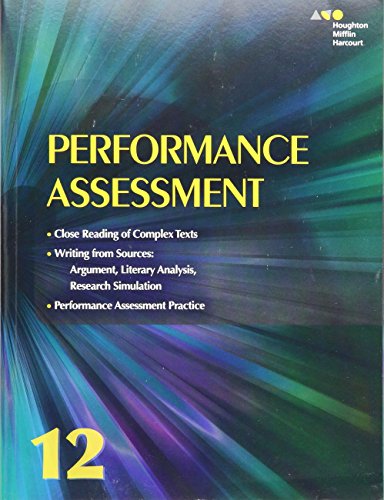 Collections Performance Assessment Student Edition Grade 12