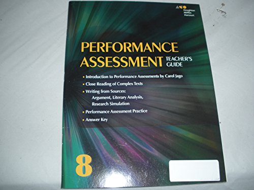 Collections Performance Assessment Teacher Edition Grade 8