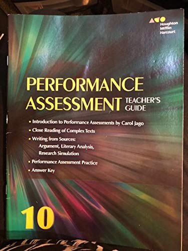 Collections Performance Assessment Teacher Edition Grade 10