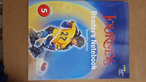 Journeys Reader's Notebook Teacher Guide Grade 5