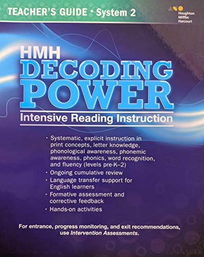 Journeys Decoding Power: Intensive Reading Instruction Teacher Guide SystemGrade 2
