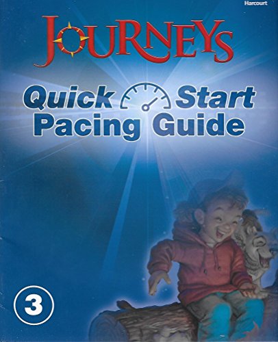 Journeys Quick Start Pacing Guide Grade 3