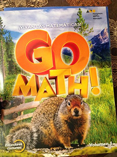 HMH GoMath! Spanish Student Edition Volume 1 Grade 3 2015
