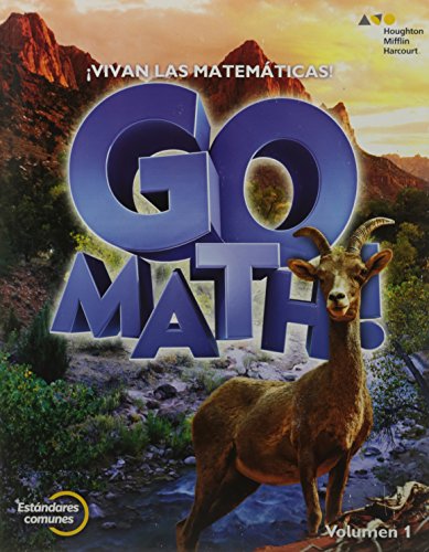 HMH GoMath! Spanish Student Edition Volume 1 Grade 6 2015
