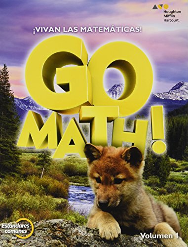 GoMath! Spanish Student Edition Set Grade 1 2015