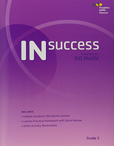 Indiana Go Math! Insuccess Student Edition Grade 3