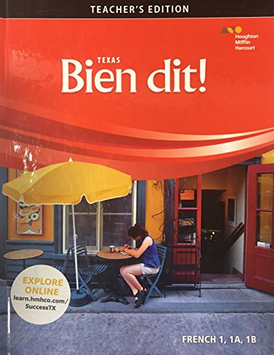 Bien dit! Texas Teacher Edition Level 1A/1B/1 2018