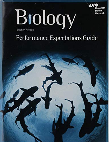 HMH Biology Performance Expectation Guide Student Edition