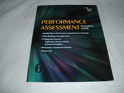 Journeys Performance Task Assessment Teacher Edition Grade 6
