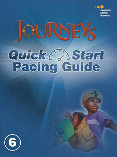 Journeys Quick Start Pacing Guide Grade 6
