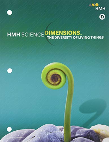 2018 Science Dimensions Student Edition Module D Grades 6-8 The Diversity ofLiving Things