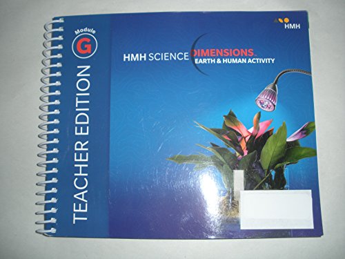 2018 Science Dimensions Teacher Edition Module G Grades 6-8 Earth and HumanActivity