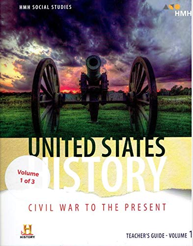 2018 United States History: Civil War to the Present Teacher Guide Volume 1A