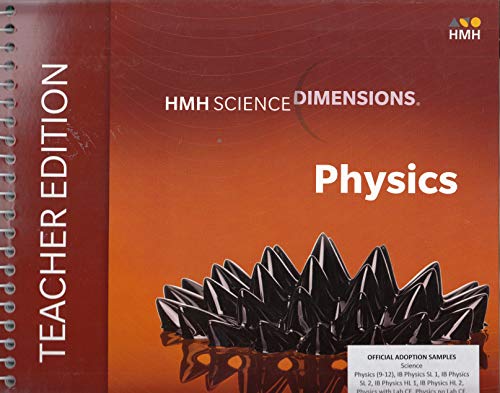 2020 HMH Science Dimensions Physics Teacher Edition