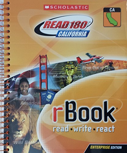 Scholastic Read 180 California rBook read write react; Stage A [Spiral-bound] Inc. Scholastic