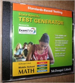 McDougal Littell Math Course 1: ExamView Assessment Suite CD-ROM [Audio CD] McDougal Littel