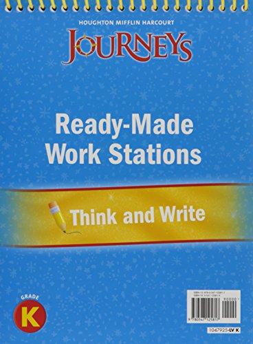 Journeys: Ready-Made Think and Write Flip Chart Grade K [Spiral-bound] Houghton Mifflin