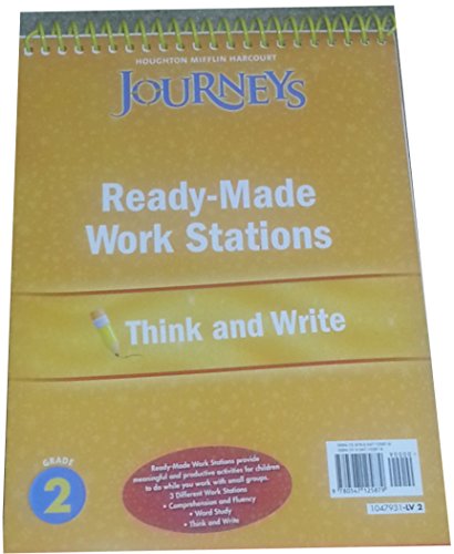 Journeys: Ready-Made Think and Write Flip Chart Grade 2 [Spiral-bound] Houghton Mifflin