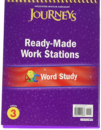 Journeys: Ready-Made Word Study Flip Chart Grade 3 [Spiral-bound] Houghton Mifflin
