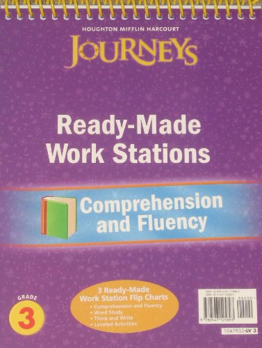 Journeys: Ready-Made Reading and Fluency Flip Chart Grade 3 [Spiral-bound] Houghton Mifflin