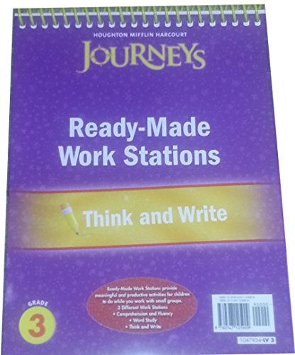 Journeys: Ready-Made Think and Write Flip Chart Grade 3 [Spiral-bound] Houghton Mifflin