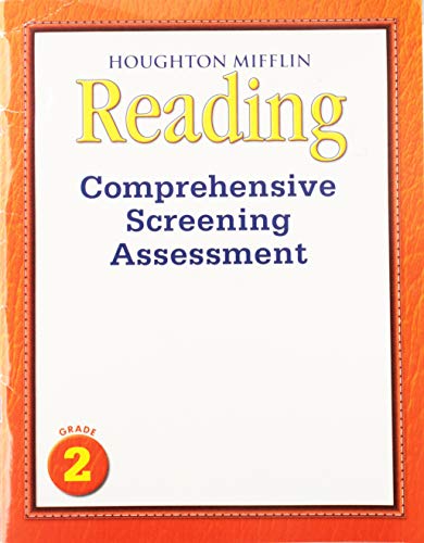 Comprehensive Screening Assessment, Grade 2 (Journeys) [Paperback] Houghton Mifflin