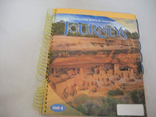 Journeys: Teacher's Edition Volume 6 Grade 5 2011 [Spiral-bound] HOUGHTON MIFFLIN