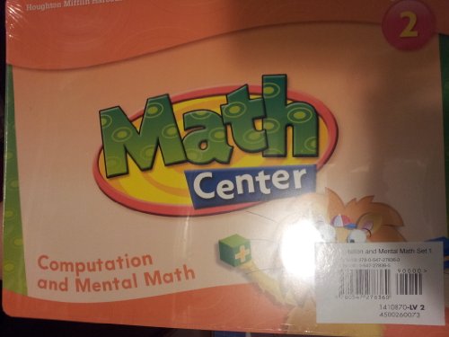 Houghton Mifflin Harcourt Math West Virginia Grab And Go Kit Math Center Cards Level 2 Set1 Computation and Mental Math