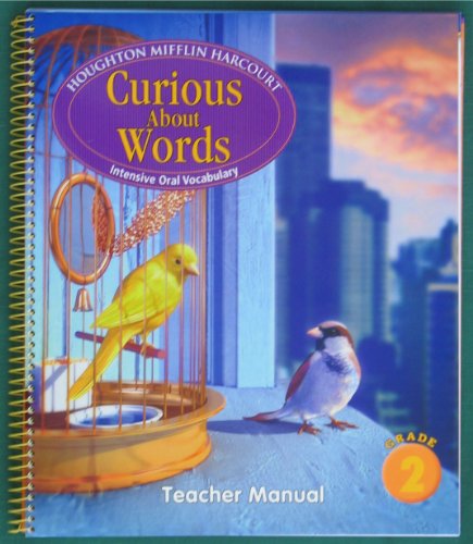 Curious About Words Teacher Manual Grade 2 (Journeys) [Spiral-bound] Reading
