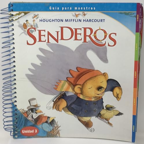 Senderos Unidad 3 Grado K Guia Para Maestros [Spiral-bound] Houghton Mifflin Harcourt