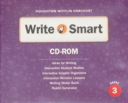 Houghton Mifflin Harcourt Journeys Write-Smart CD-ROM Grade 3