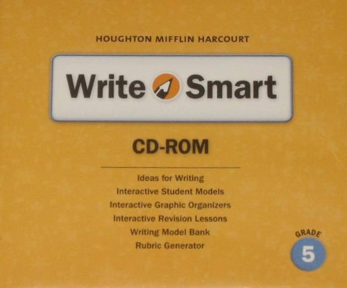 Houghton Mifflin Harcourt Journeys Write-Smart CD-ROM Grade 5