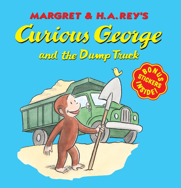 Curious George and the Dump Truck (8x8 with Stickers)