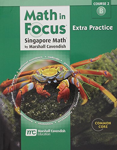 Math in Focus: Singapore Math Extra Practice Book, Volume B Course 2