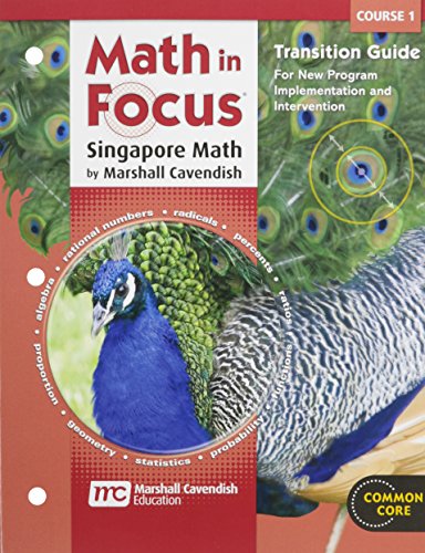 Math in Focus: Singapore Math Transitions Guide Course 1