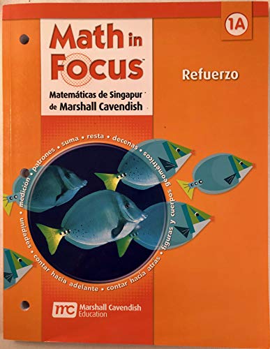 Math in Focus: Singapore Math, Spanish Reteach Workbook Grade 1 Book A