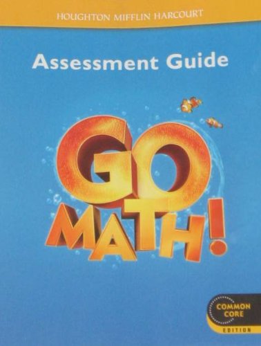Go Math! Assessment Guide Grade K