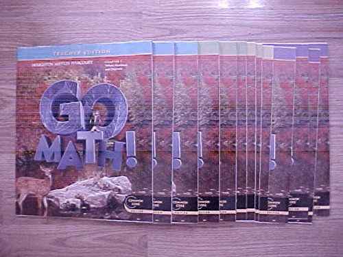 Houghton Mifflin Harcourt Go Math Teacher Edition Collection Grade 62012