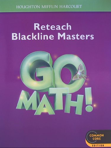 Go Math! Reteach Blackline Masters Grade 3