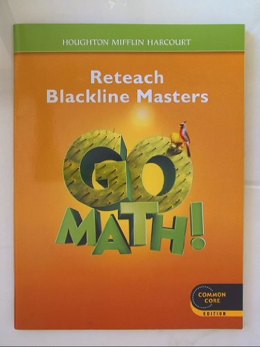 Go Math! Reteach Blackline Masters Grade 5